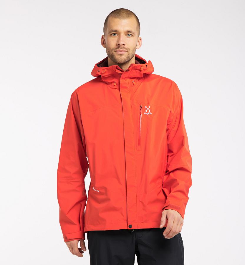 Haglöfs Mens Astral GTX Jacket Red New Zealand 74985AQXJ